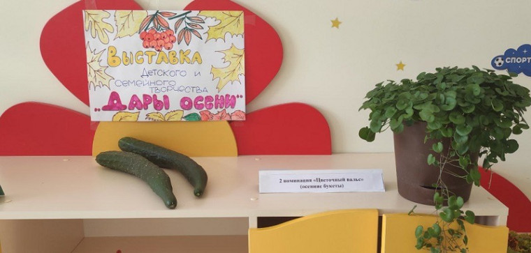 Выставка конкурс детского и семейного творчества «Дары осени».